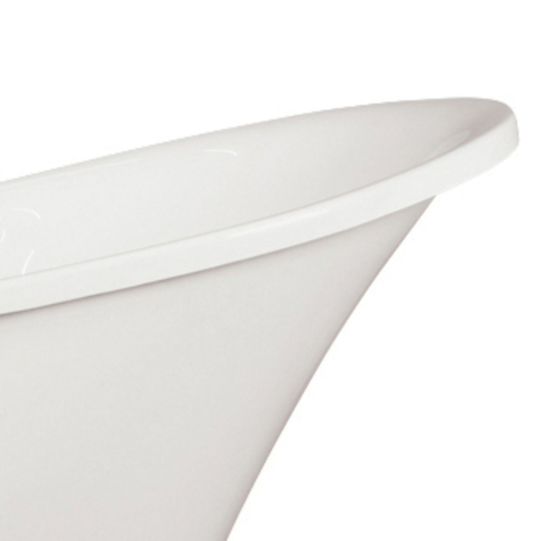 Alto White Bath 1520mm with Chrome Feet Package