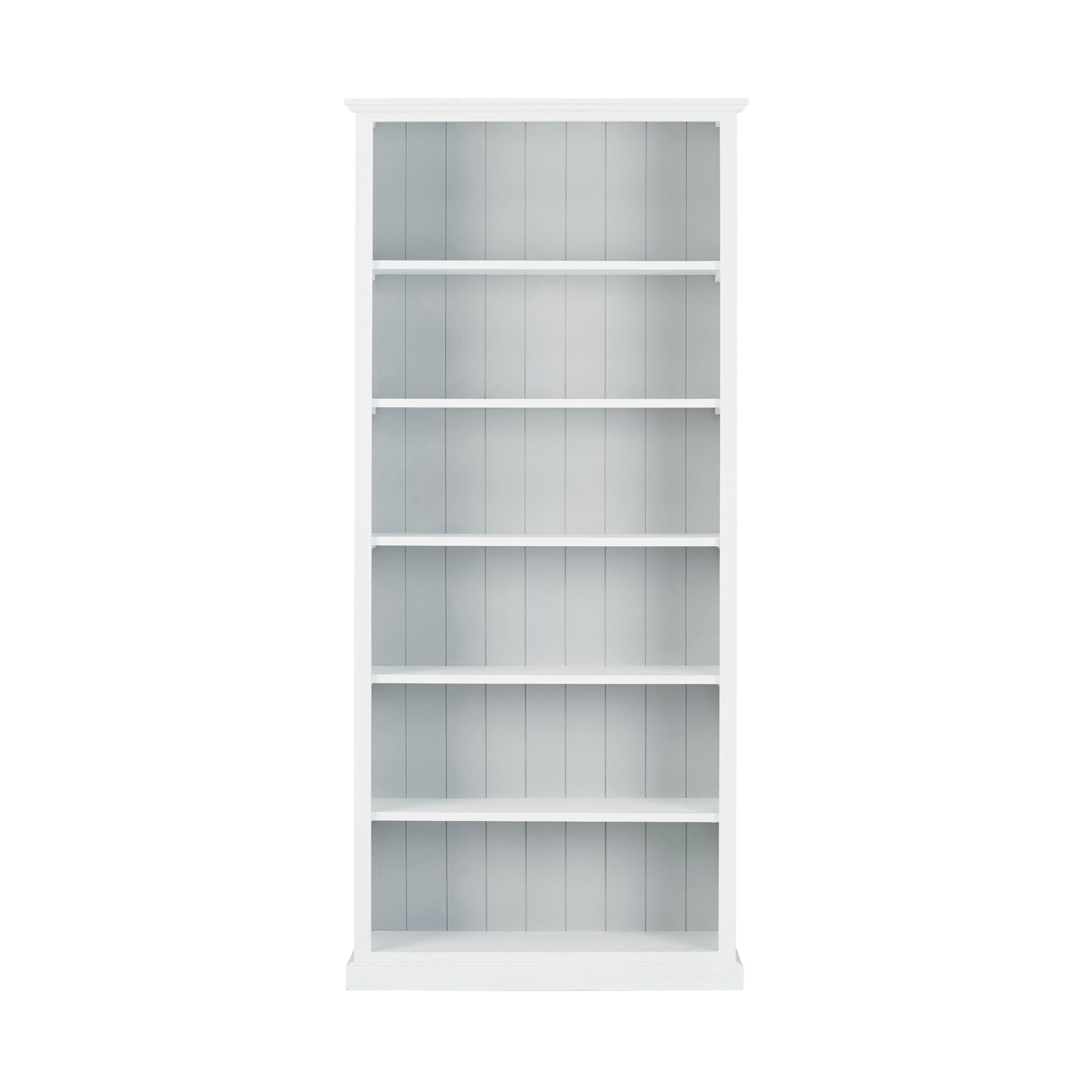 Armand Tall Bookcase 210 x 95cm White