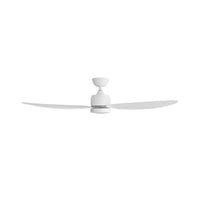 Solace 132cm Outdoor DC Fan - White with White ABS Blades