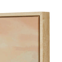 Summer Ocean Framed Canvas Print 152.5x52.5cm