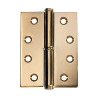 2496 Hinge Lift Off Left Hand Polished Brass H100xW75mm