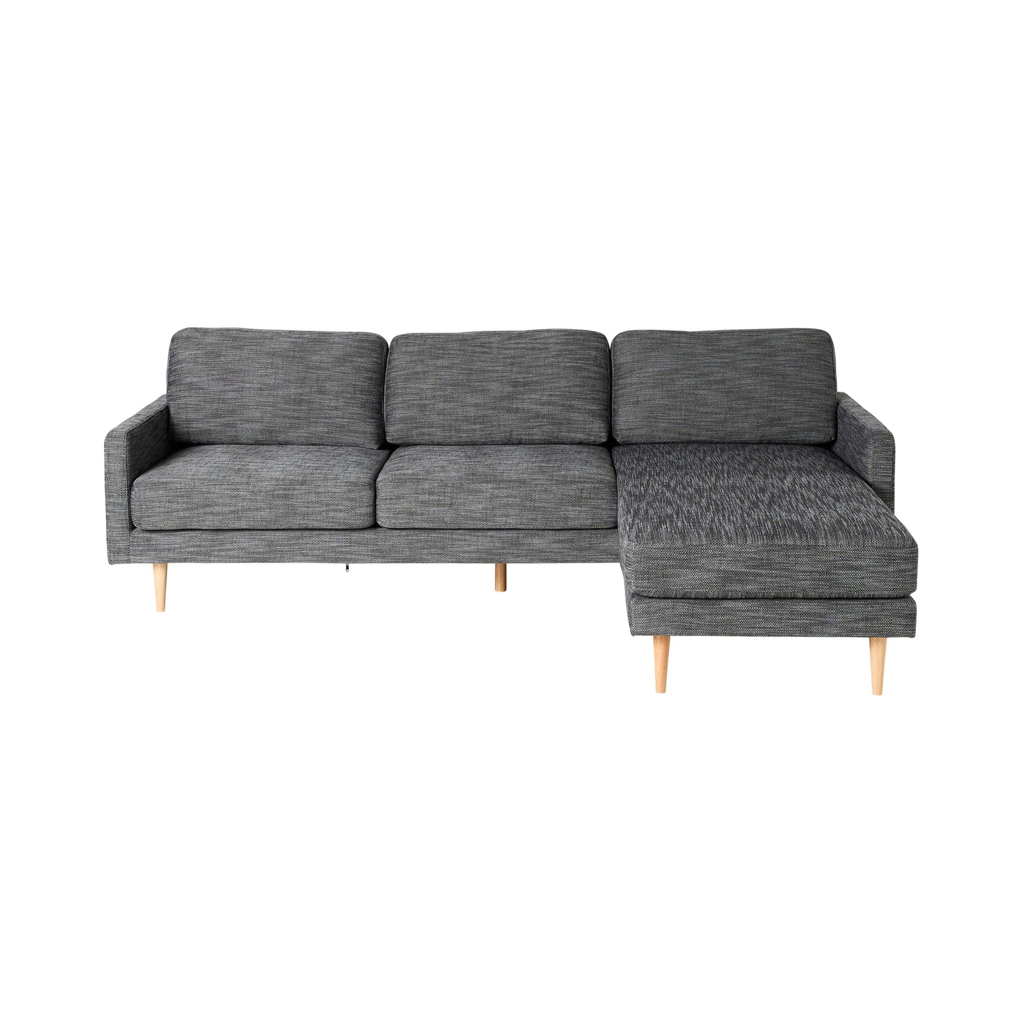 Boden 3 Seater Sofa with Reversible Chaise Alaska Charcoal