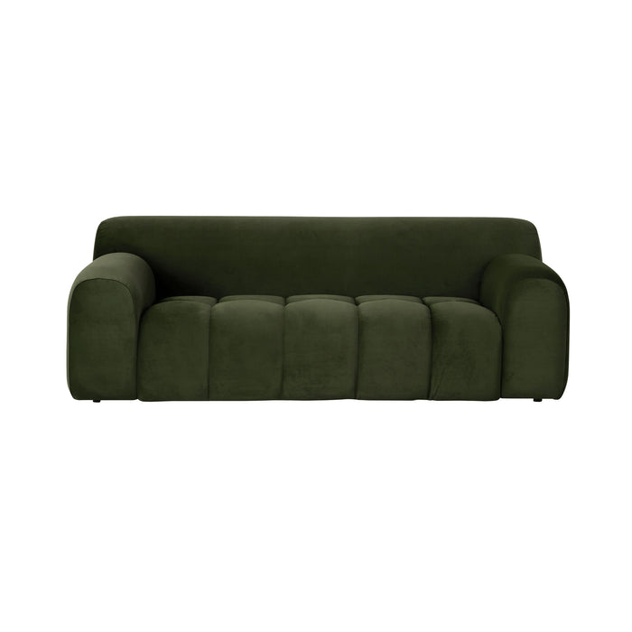 Alexis 2 Seater Velvet Sofa Eucalyptus