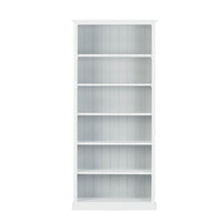 Armand Tall Bookcase 210 x 95cm White