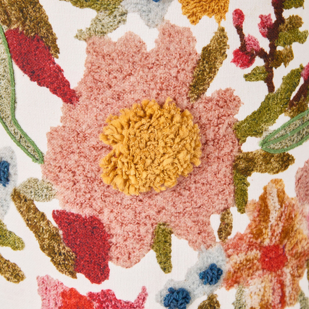 Embroidered Bloom Shade Multicoloured 35cm