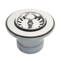 Kitchen Basket Waste & Plug 65mm (no screw) suits Single Belfast & Single Composite Sinks