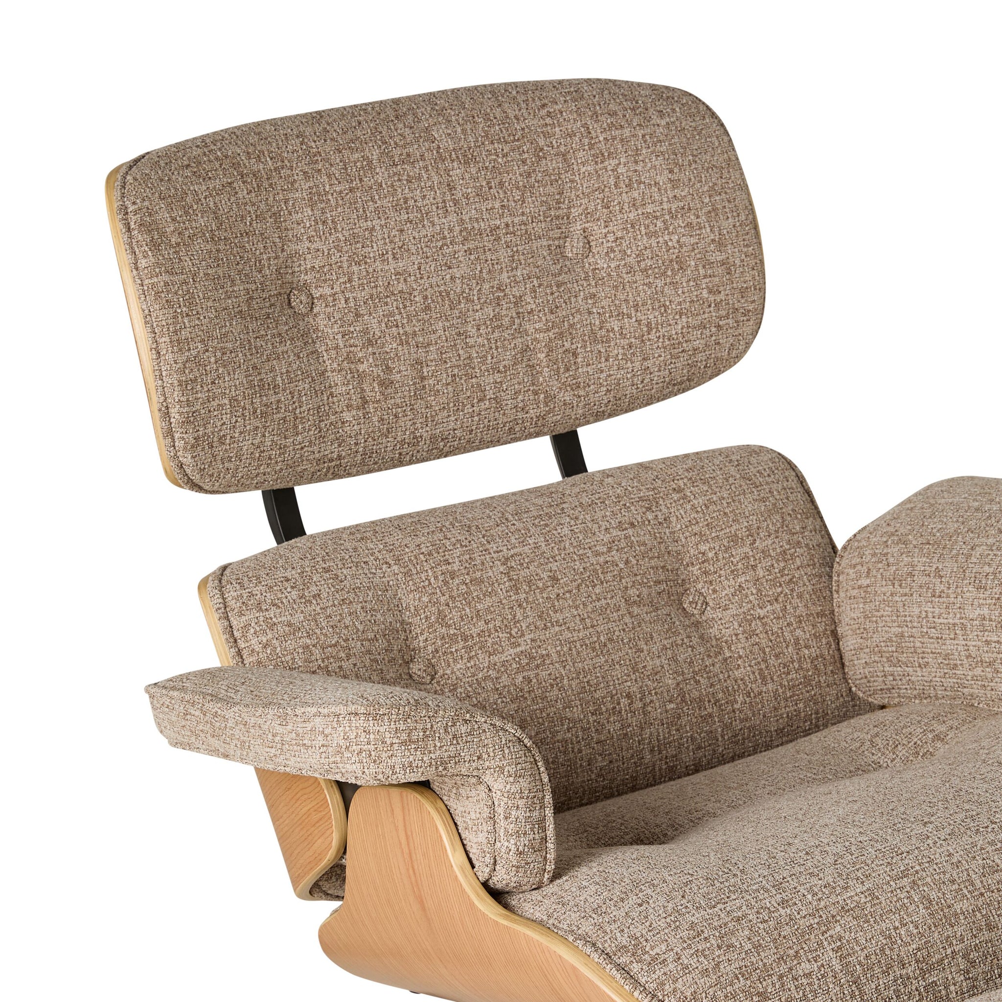 Replica Eames Lounge Chair and Ottoman Camel