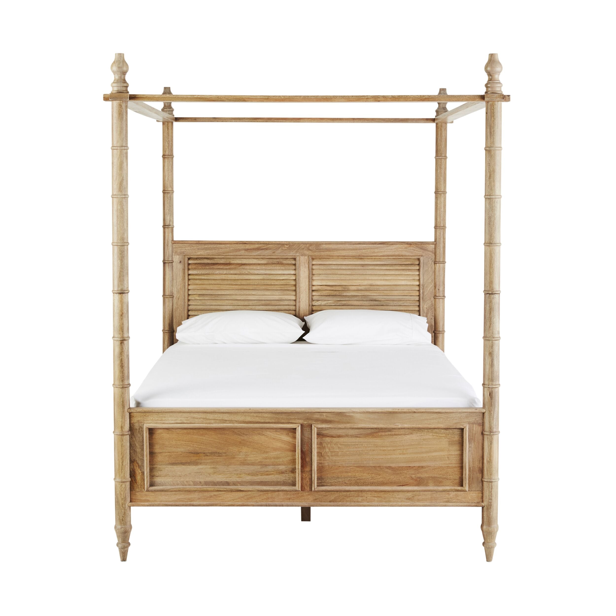 Hampton Mango Wood Queen Canopy Bed