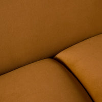 Alexis 3 Seater Velvet Sofa Ochre