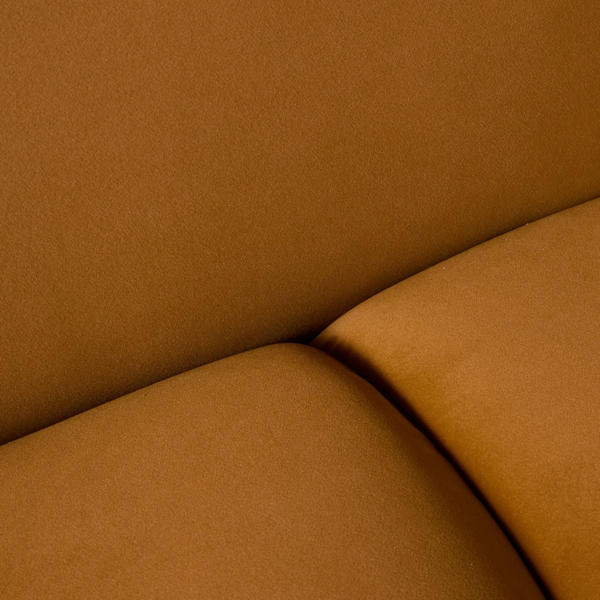 Alexis 3 Seater Velvet Sofa Ochre