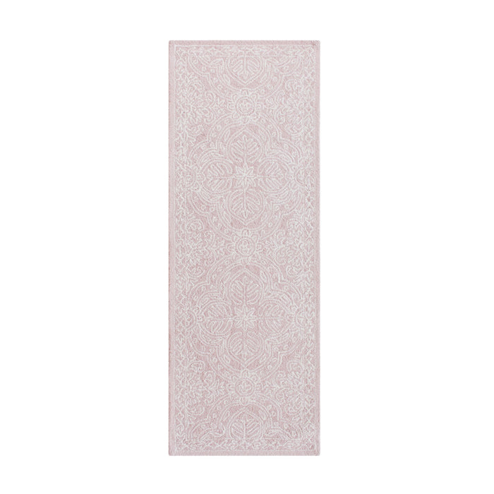 Henna Handtufted NZ Wool Runner Blush 70x200cm