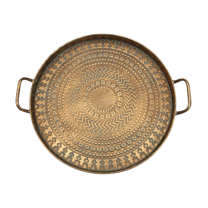 Lira Metal Large Ottoman Tray
