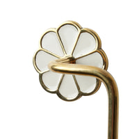 Flora Toilet Roll Holder Polished Brass