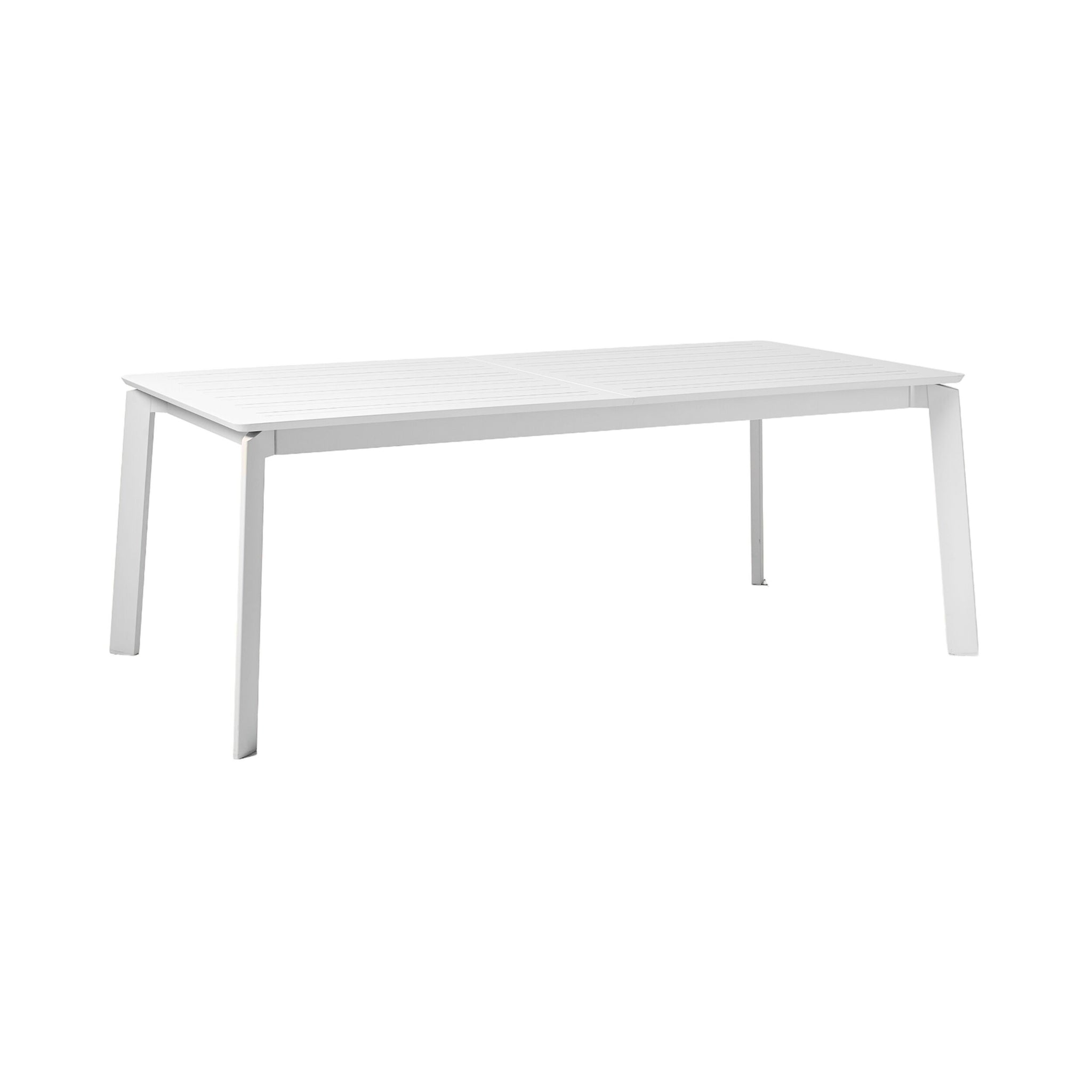 Santana Aluminium Extension Table White  200/300cm