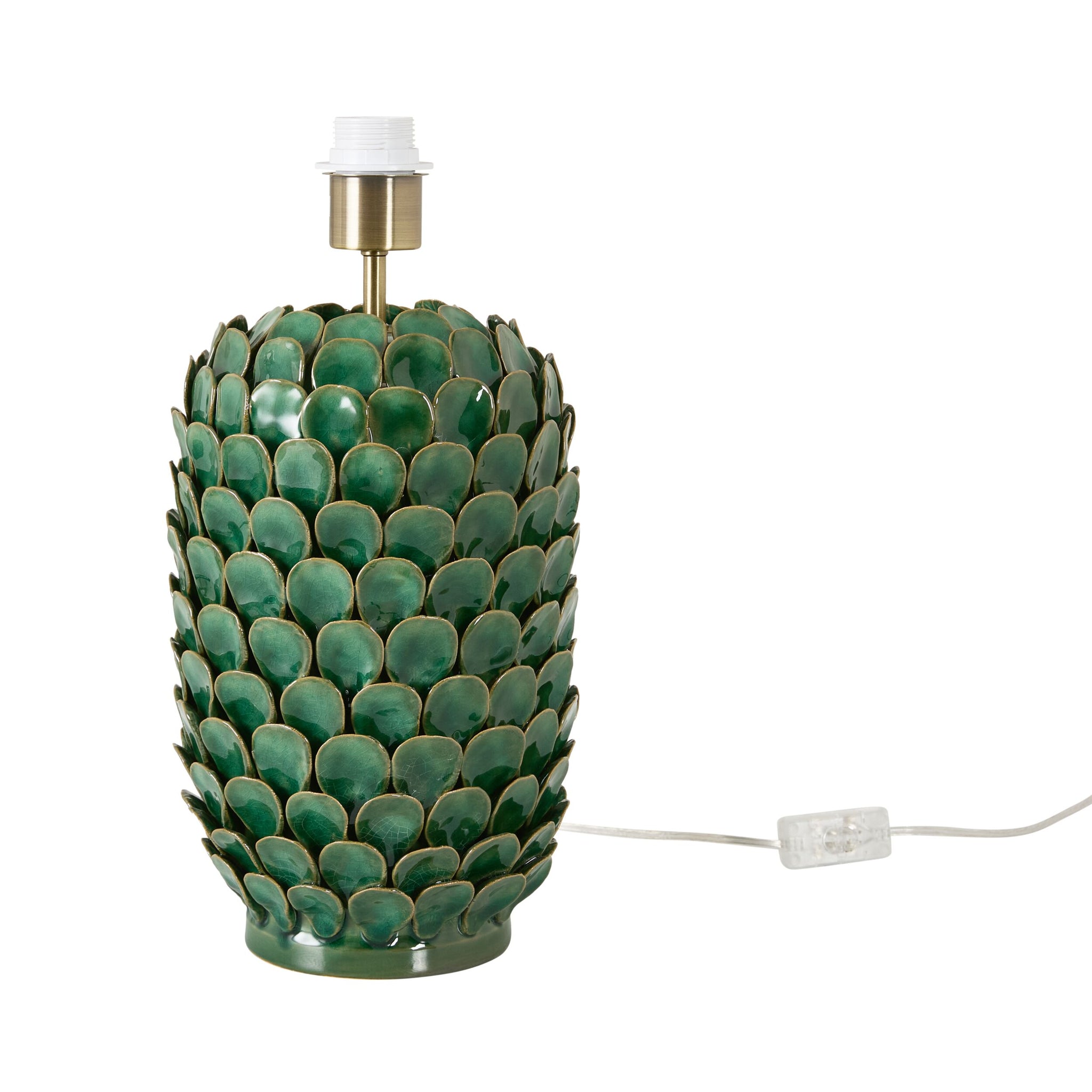 Seascale Table Lamp Green Base Only 21x30cm
