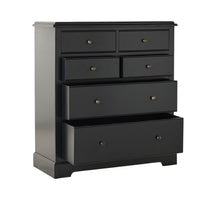 Clover 6 Drawer Chest Black
