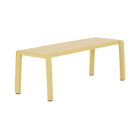 Kids Kace Rectangle Bench Sunlit Yellow