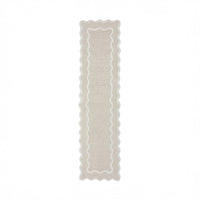 Bromby Scalloped Wool Runner 80x300cm
