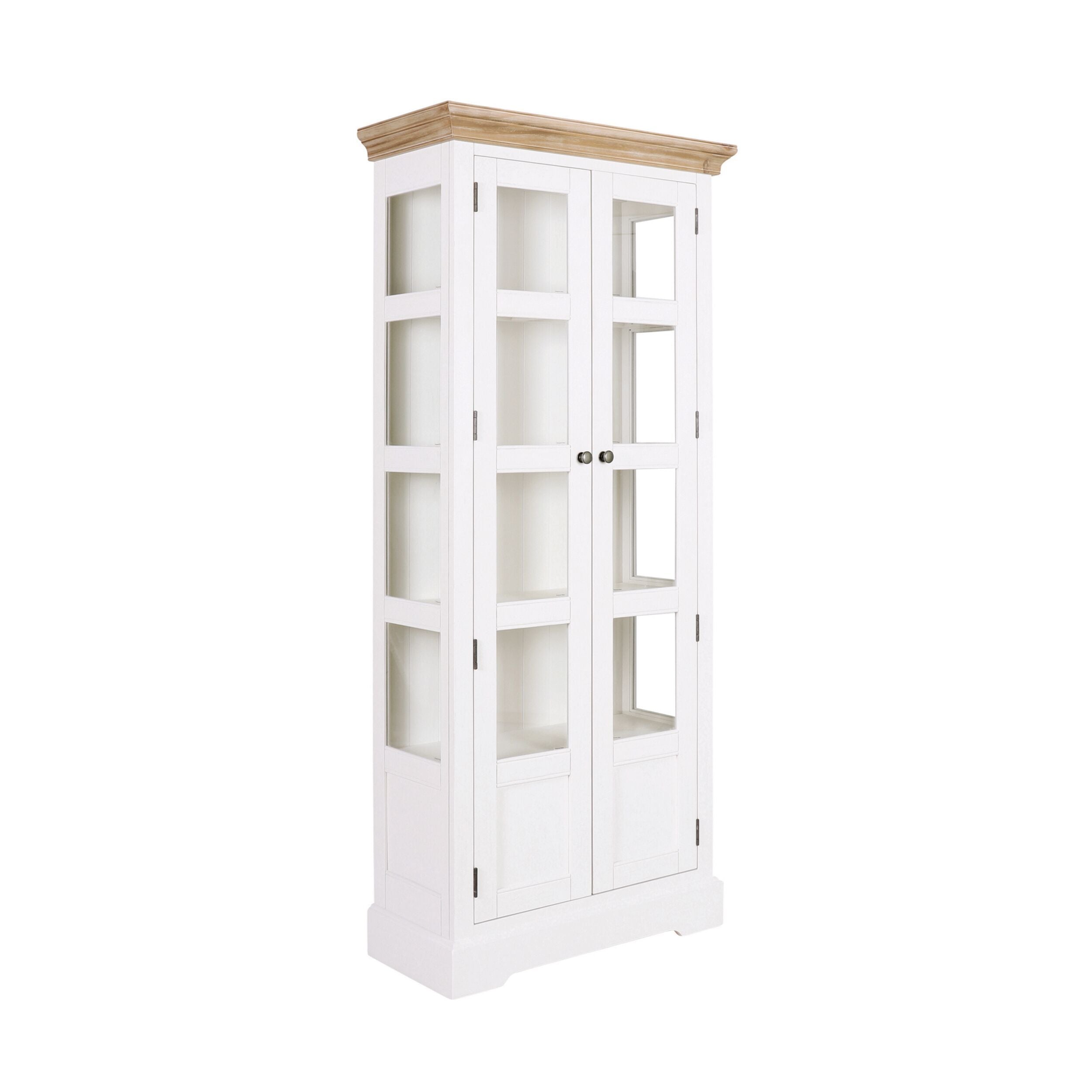 Clover Narrow 2 Door Display Cabinet 193 x 85cm