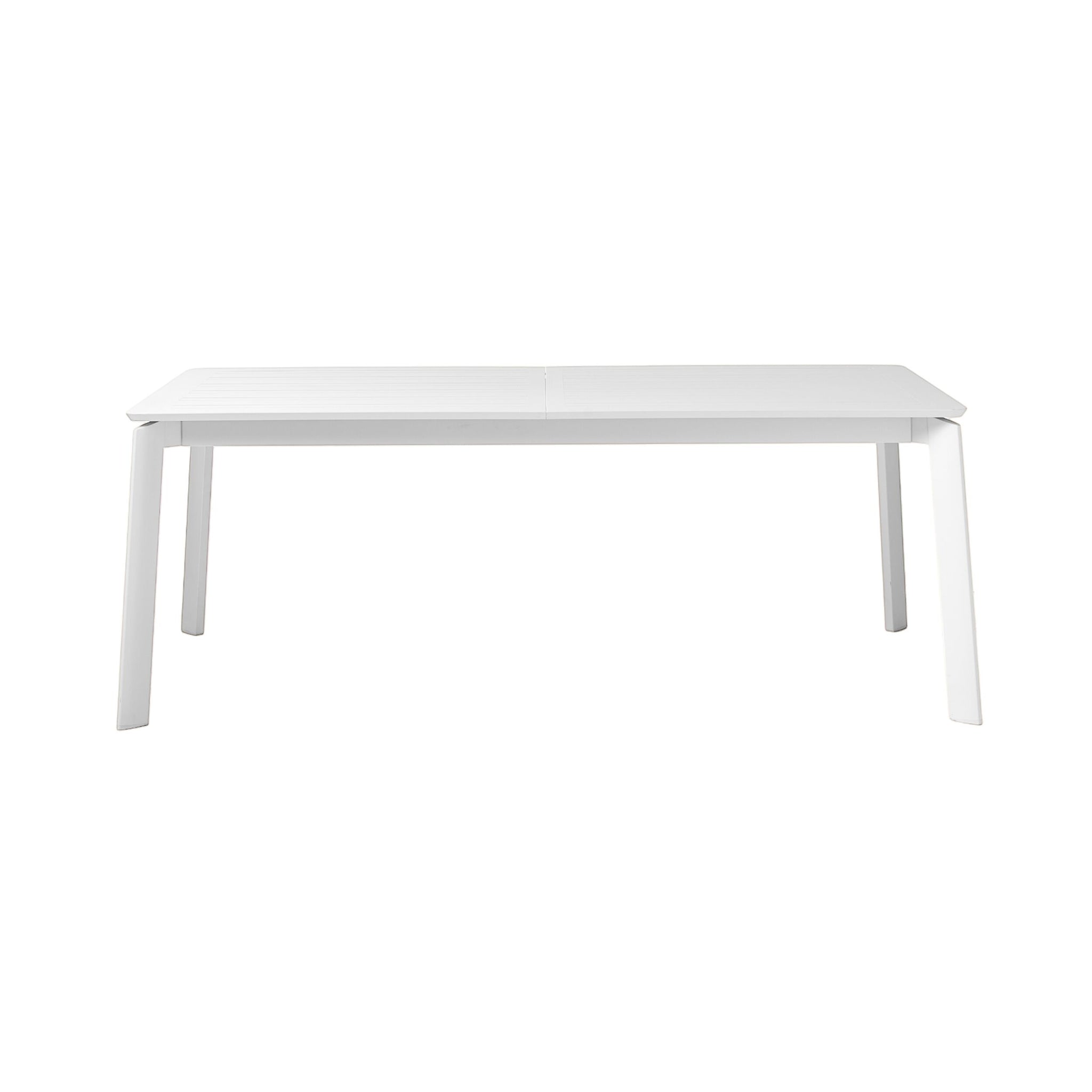 Santana Aluminium Extension Table White  200/300cm