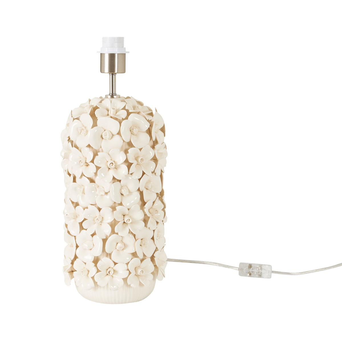 Floria Table Lamp Ivory Base Only 18x35cm