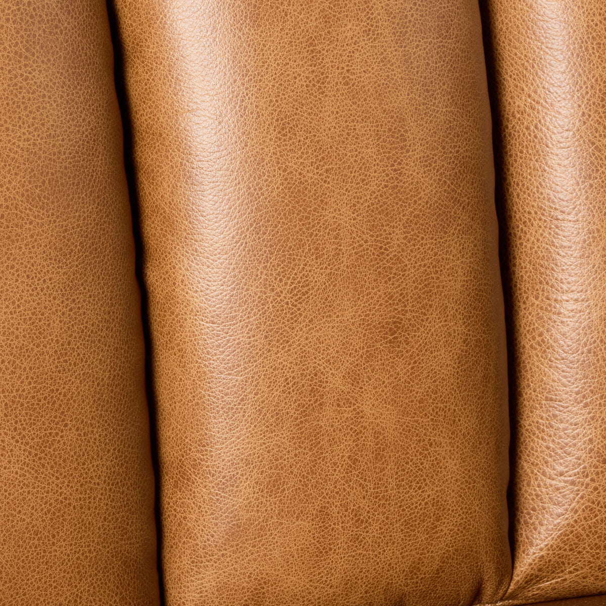 Stitch 3 Seater Leather Sofa Dakota Saddle