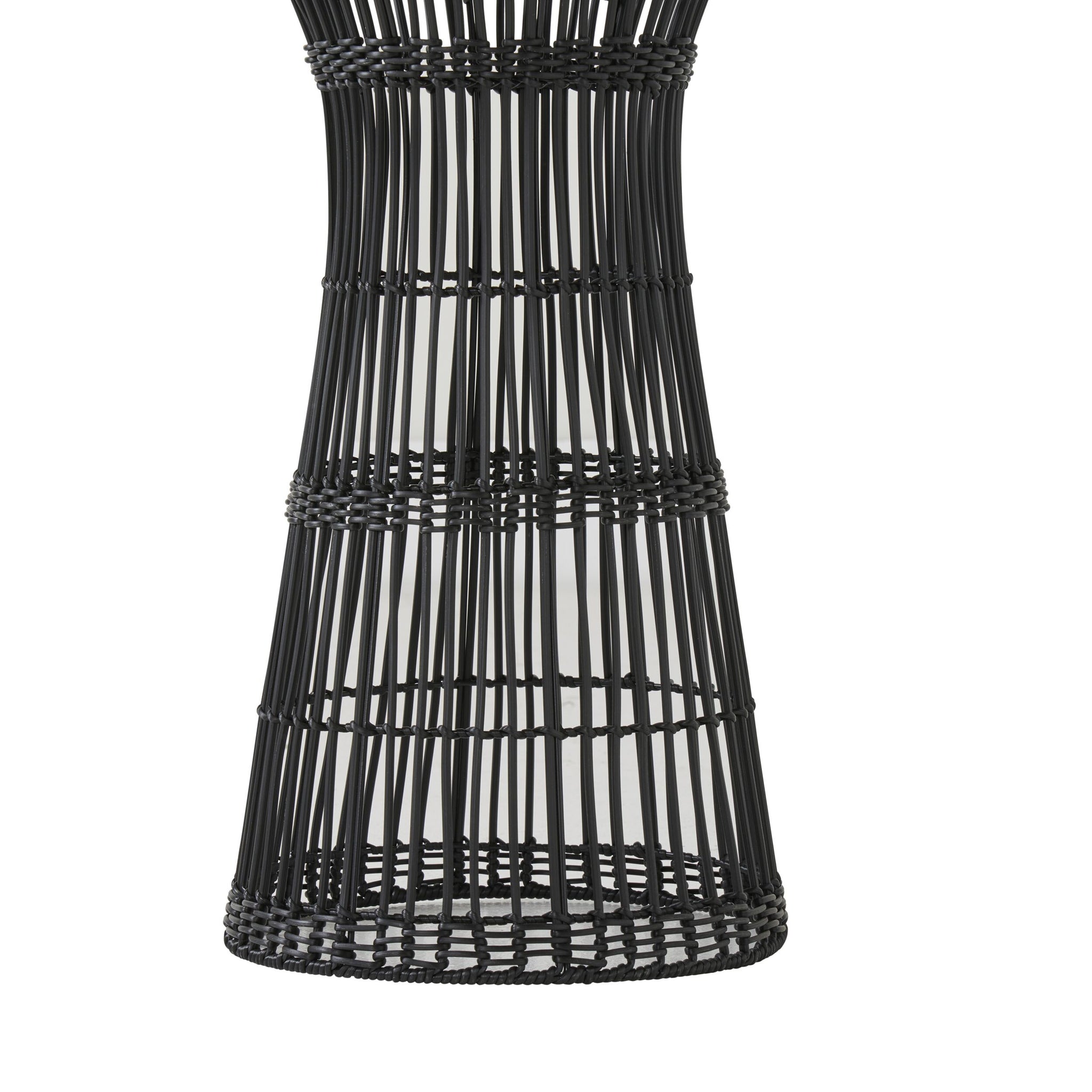Bristol Woven Plant Stand Black