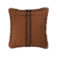 Loft Fringe Stripe Cushion Rust 50x50cm