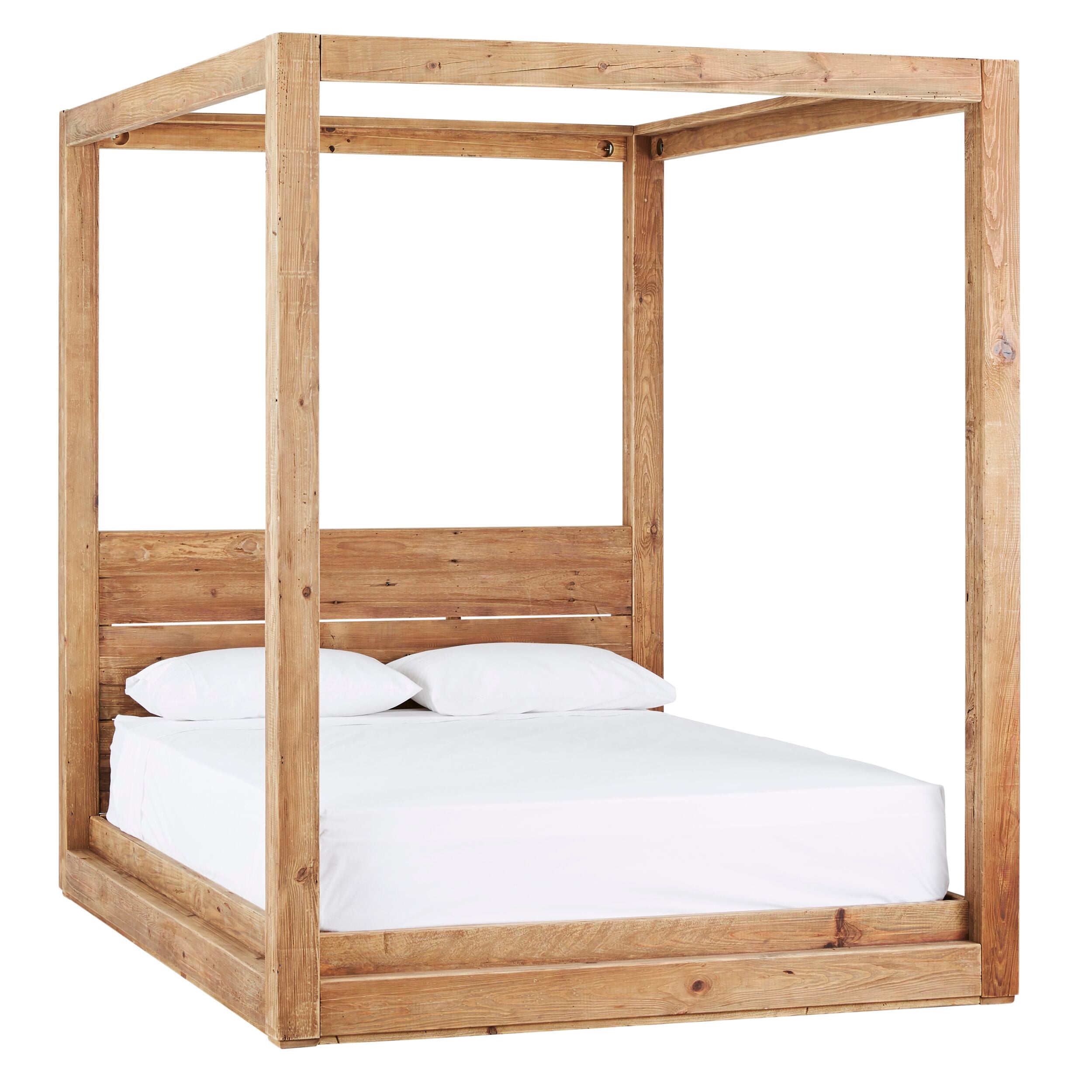 Kalise Reclaimed Timber 4 Poster King Bed (NZ Super King)