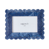 Poppi Resin Double Scalloped Photo Frame Small