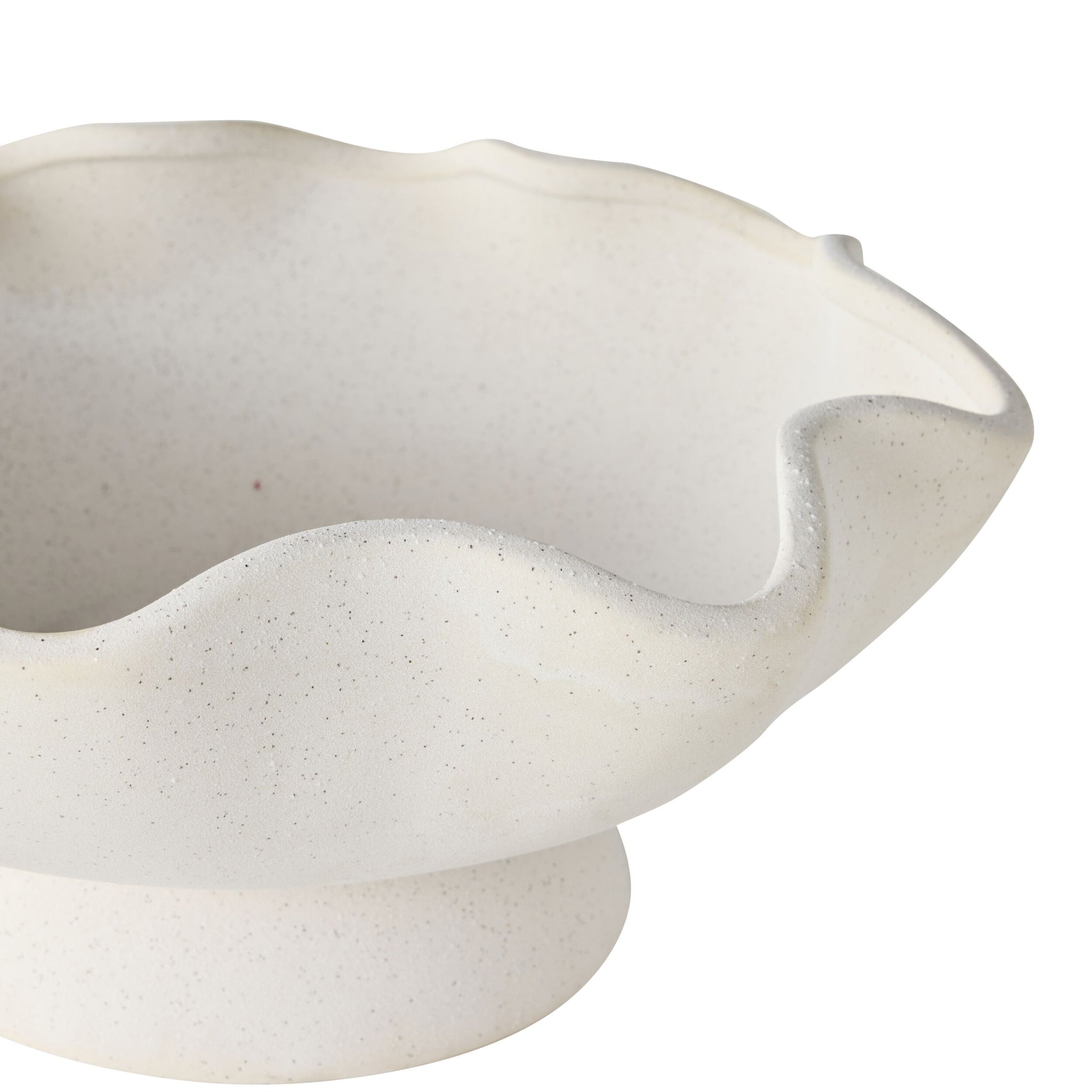 Tranquil Wavy Pedestal Bowl