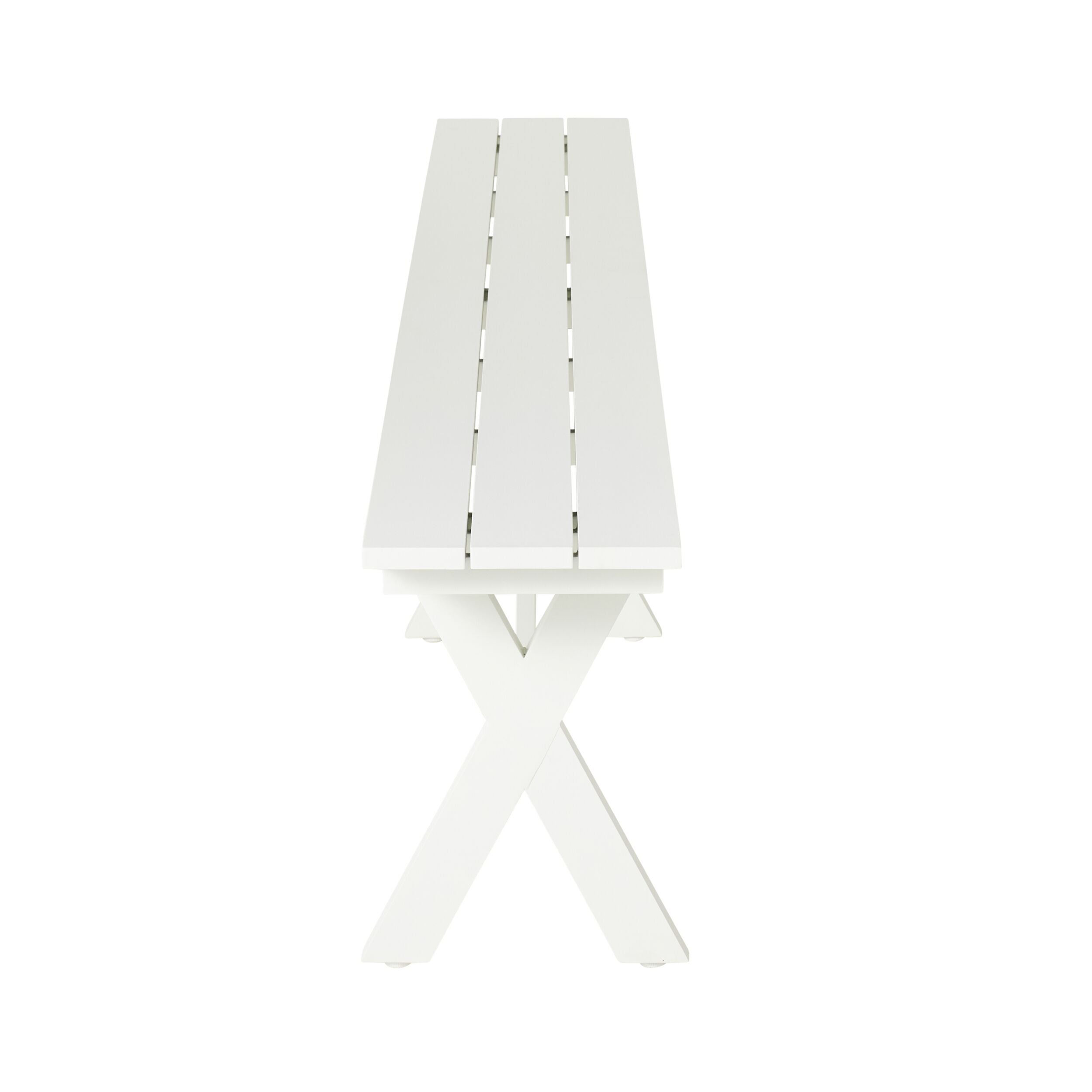 Blake Aluminium Dining Bench 300cm White