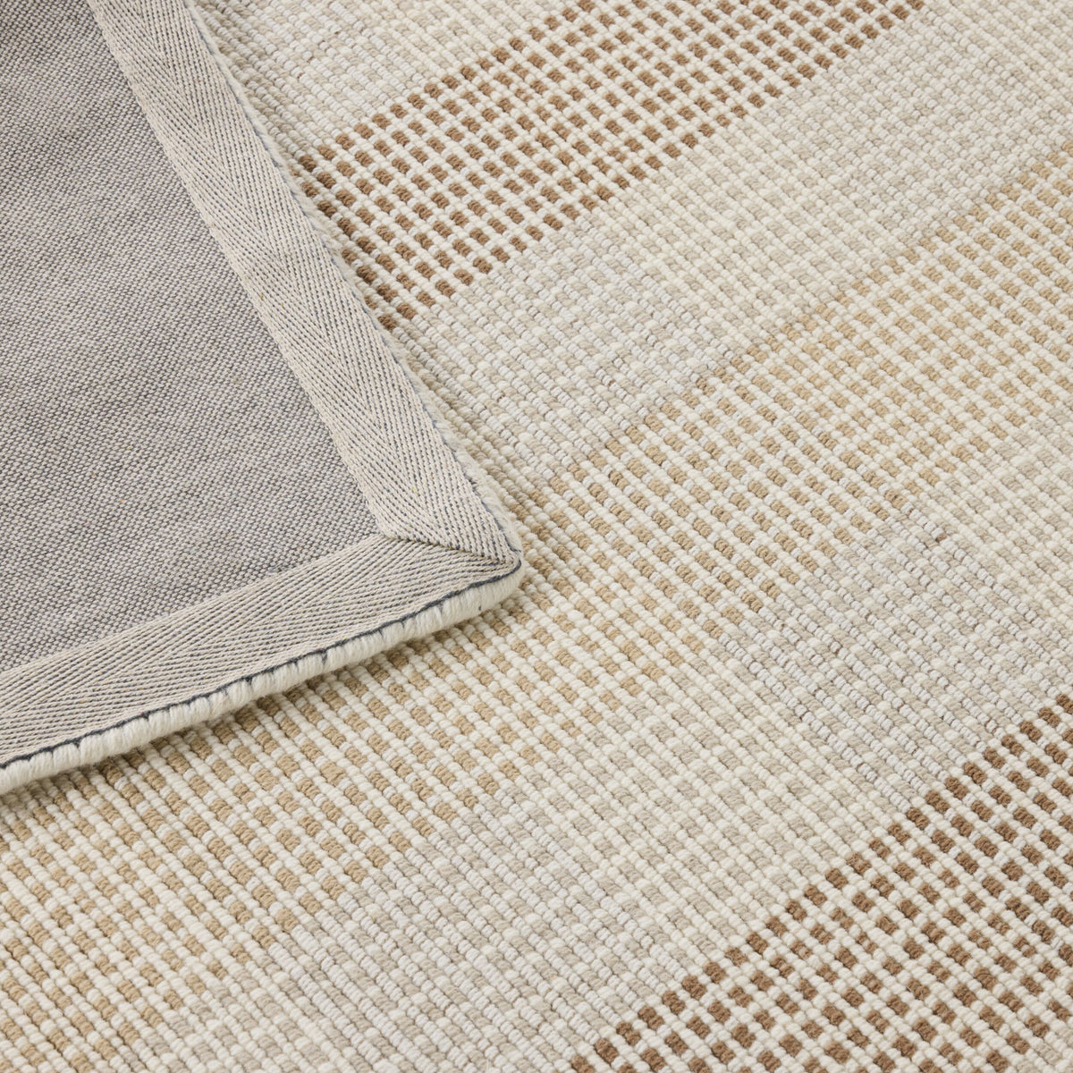 Manning Grid Handloom NZ Wool Rug 150x240cm