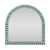 Azure Coast Resin Inlay Mantel Mirror