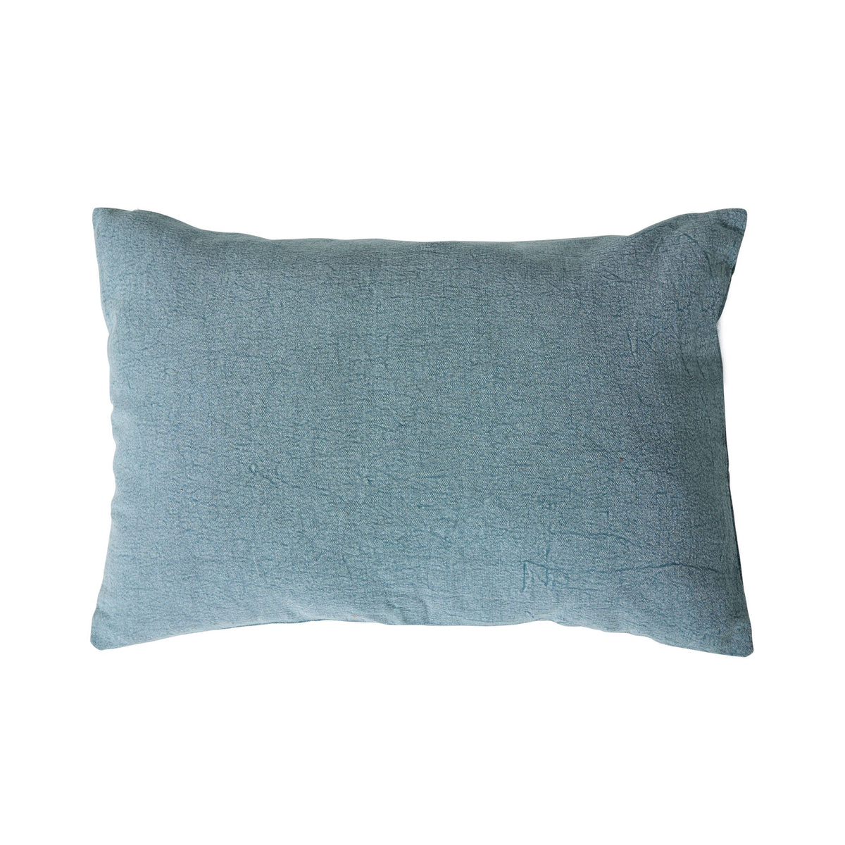 Stitch Beehive Embroidered Cushion Chambray