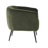 Kianna Occasional Chair Velvet Eucalyptus Green