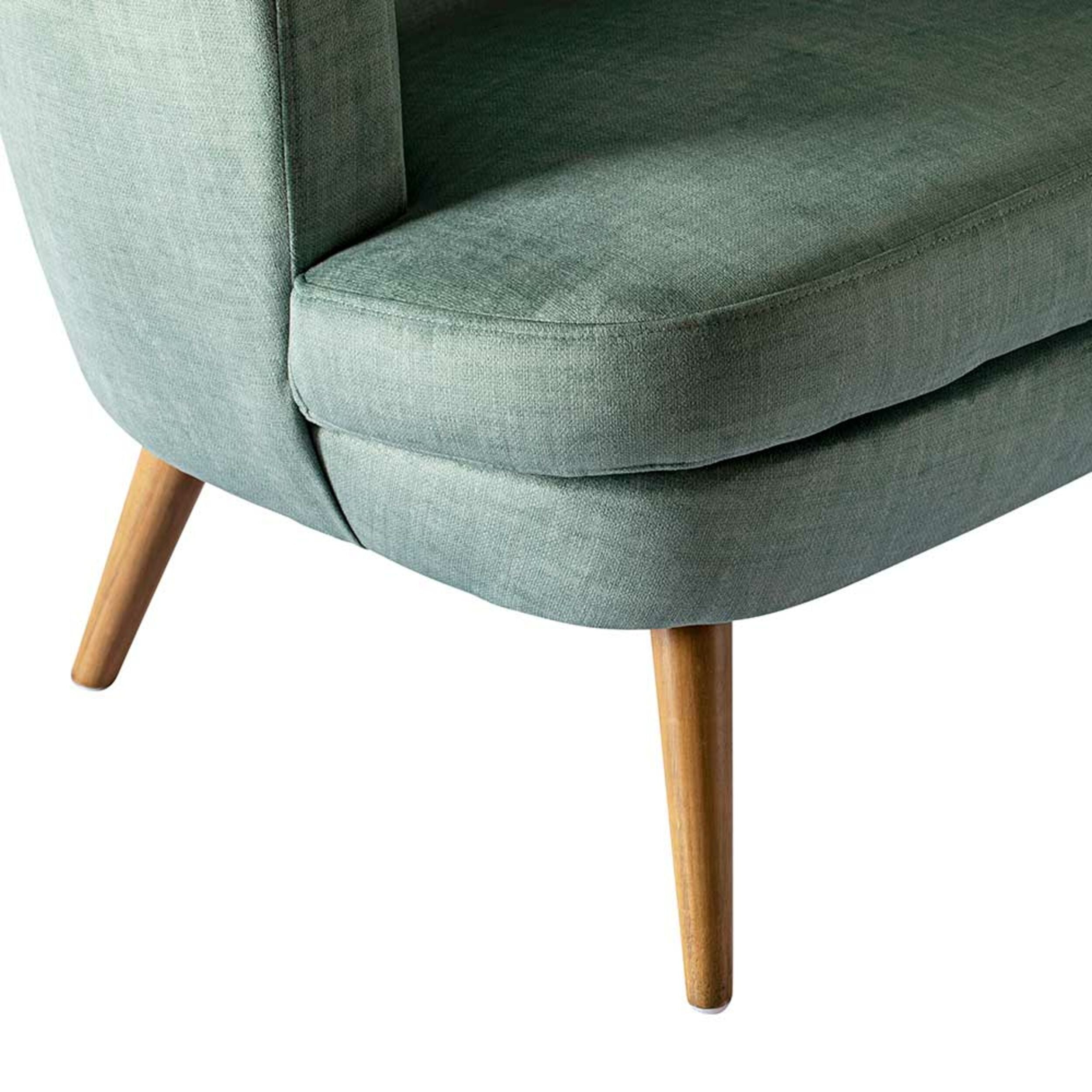 Neo Velvet Occasional Chair Green