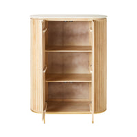 Deva 2 Door Cocktail Cabinet 114 x 151 x 43cm