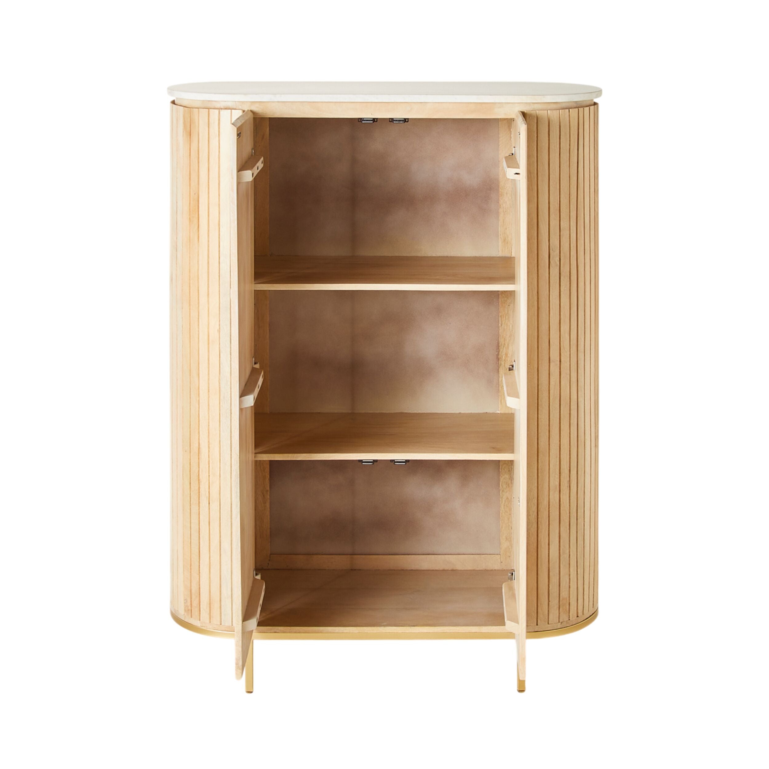 Deva 2 Door Cocktail Cabinet 114 x 151 x 43cm