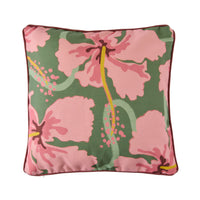 Aruba Hibiscus Blush Outdoor Cushion 45x45cm
