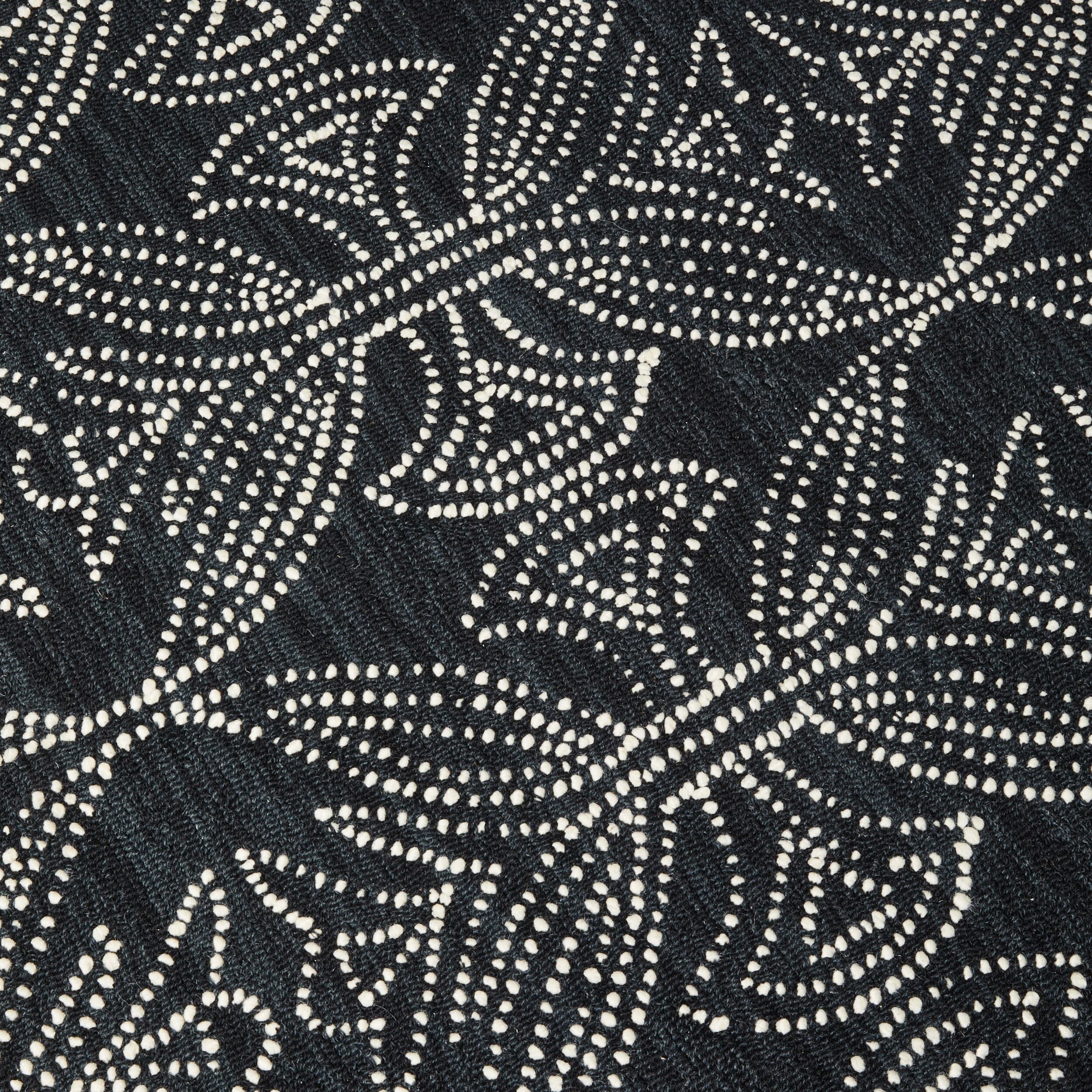 Dreamtime Hand Tufted Wool Black & White Rug 240x150cm