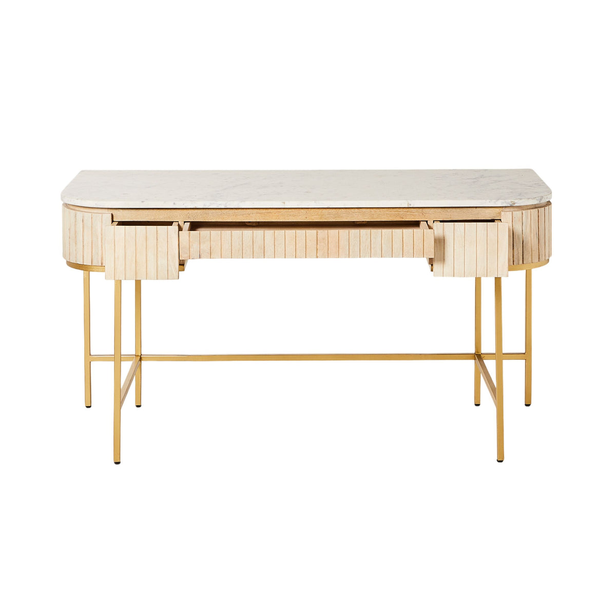 Deva Large 3 Drawer Desk