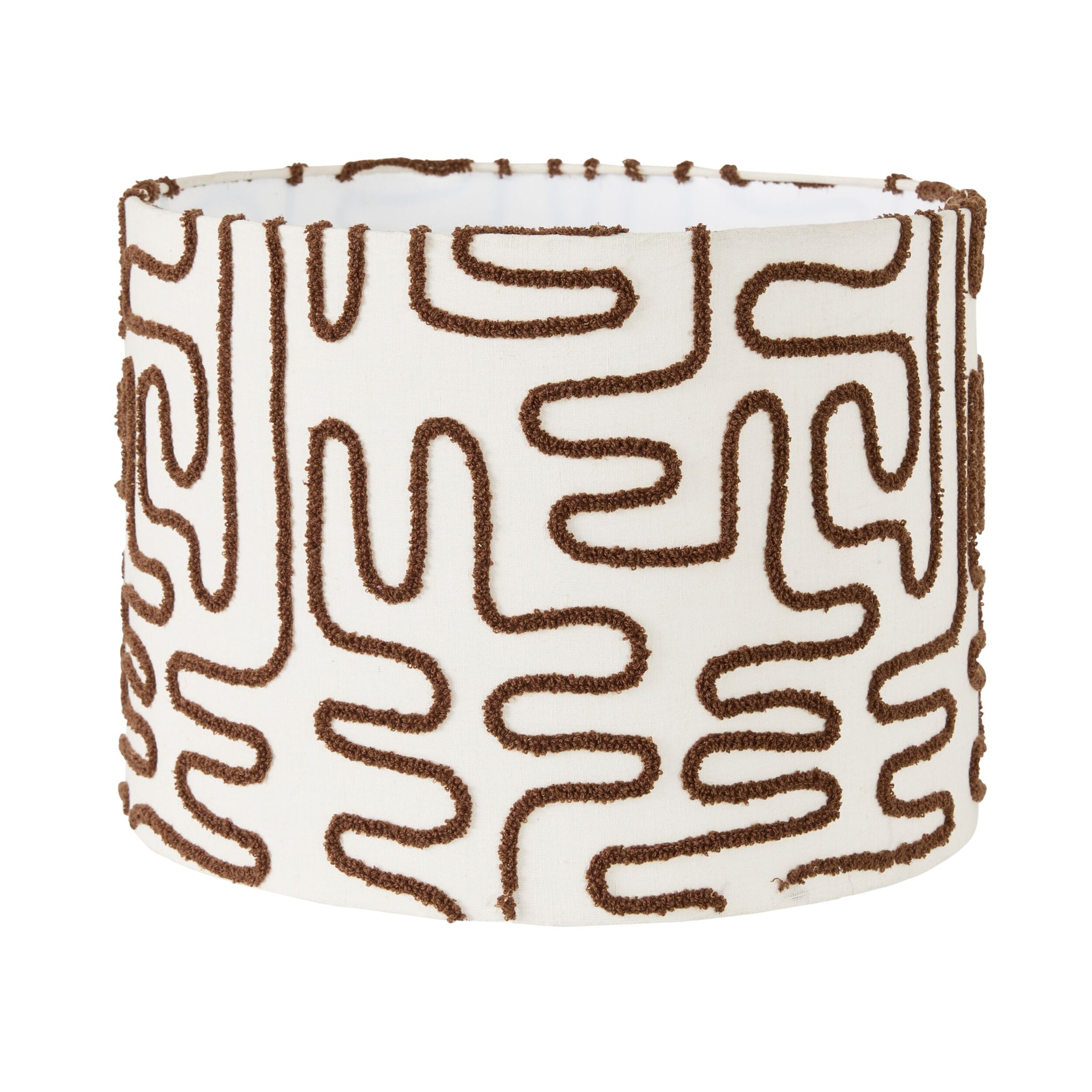 Embroidered Nomad Shade Latte 35cm