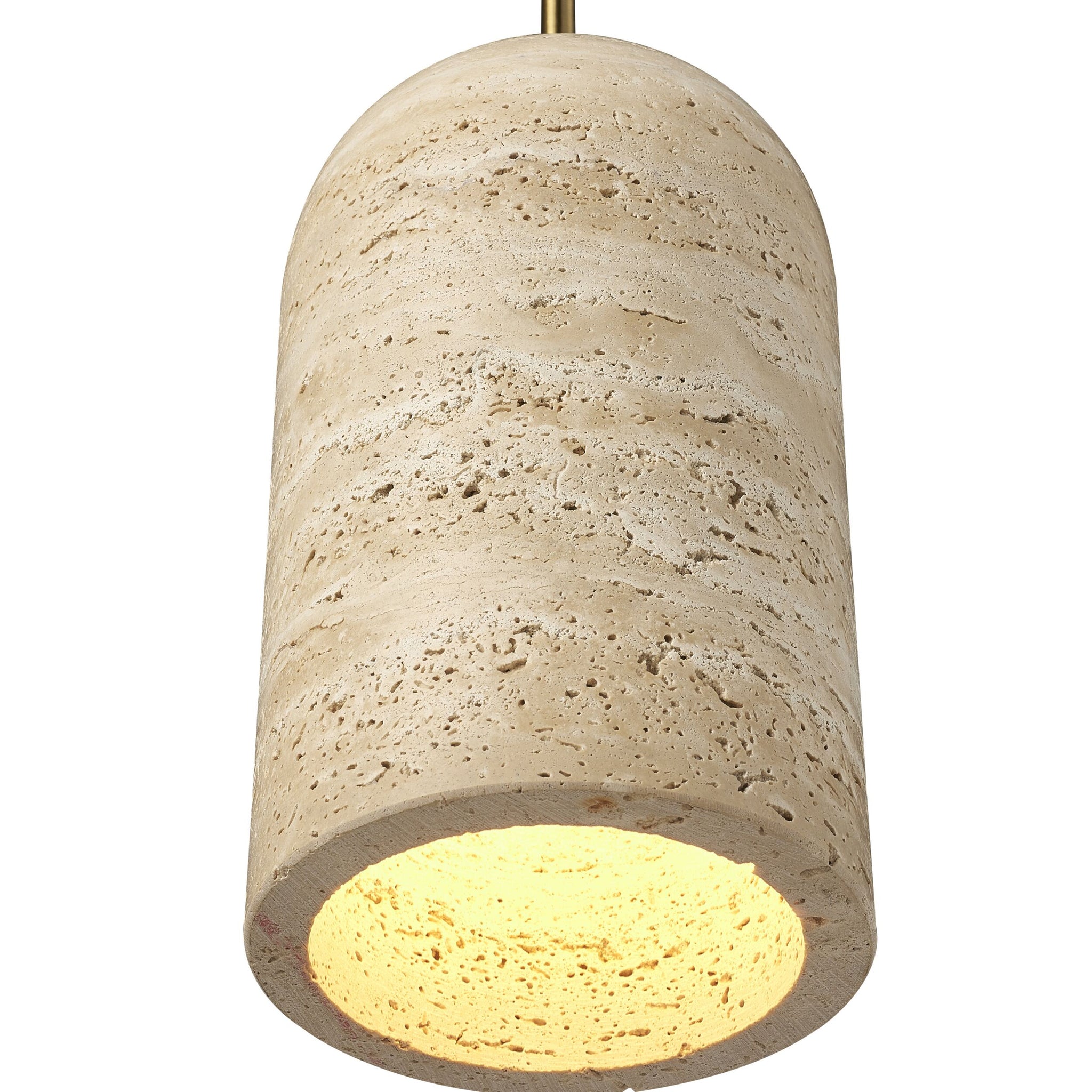 Marta Travertine Pendant 14x41cm