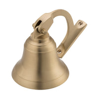 6681 Ships Bell Satin Brass D100mm