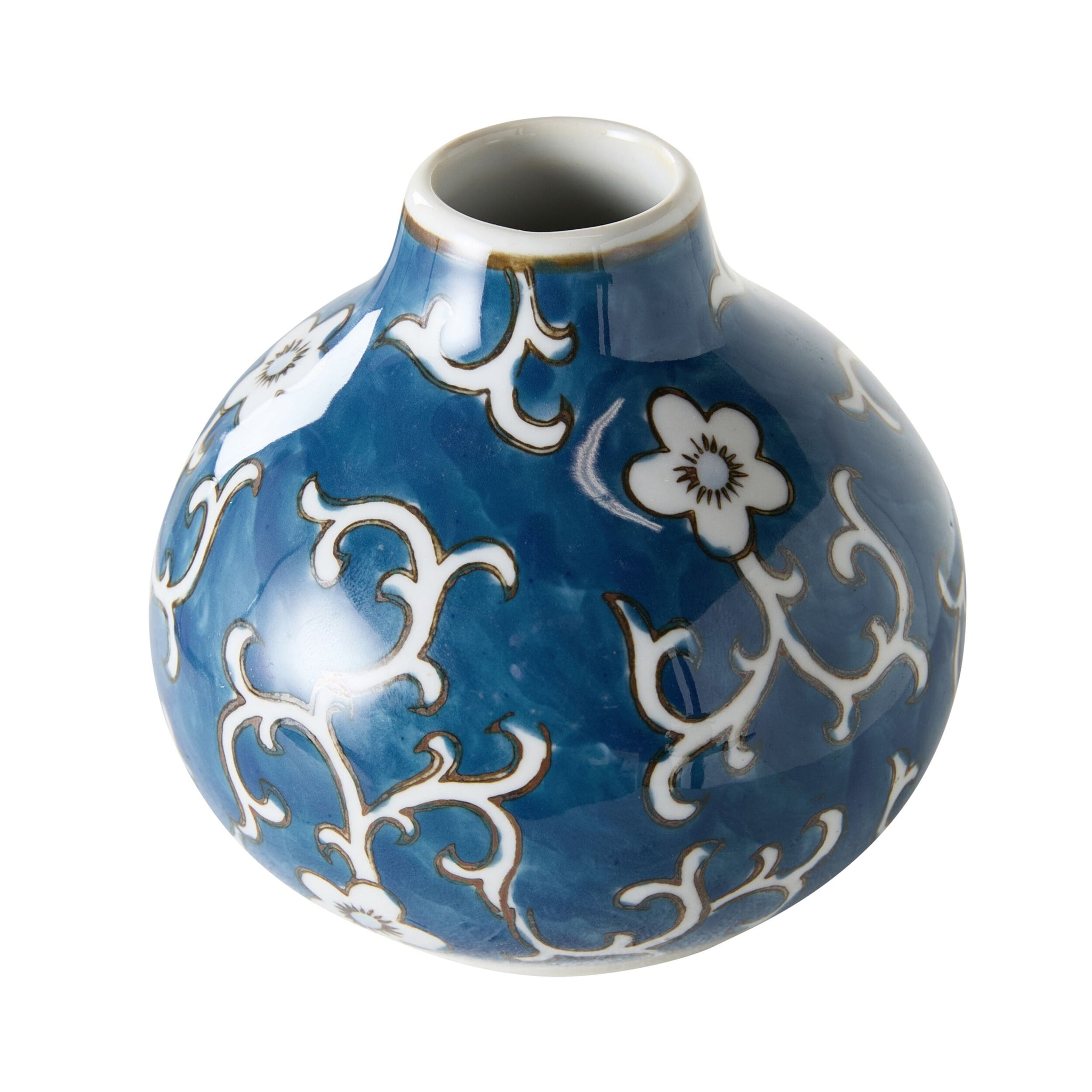 Celadon Alyssum Vine Bulb Vase