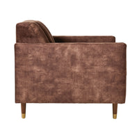 Stitch Armchair Haven Chocolate