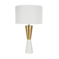 Kalama Marble Metal Table Lamp 68cm