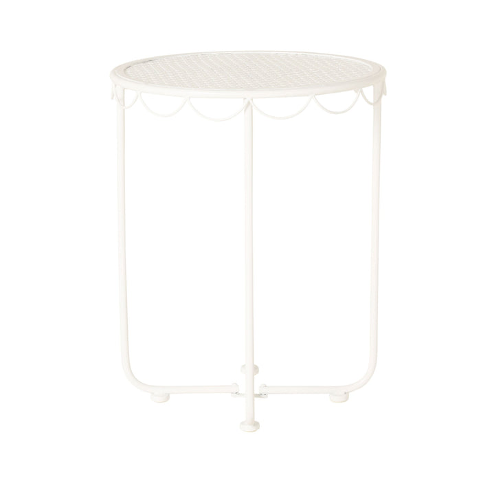 Bonnie Side Table 44cm White