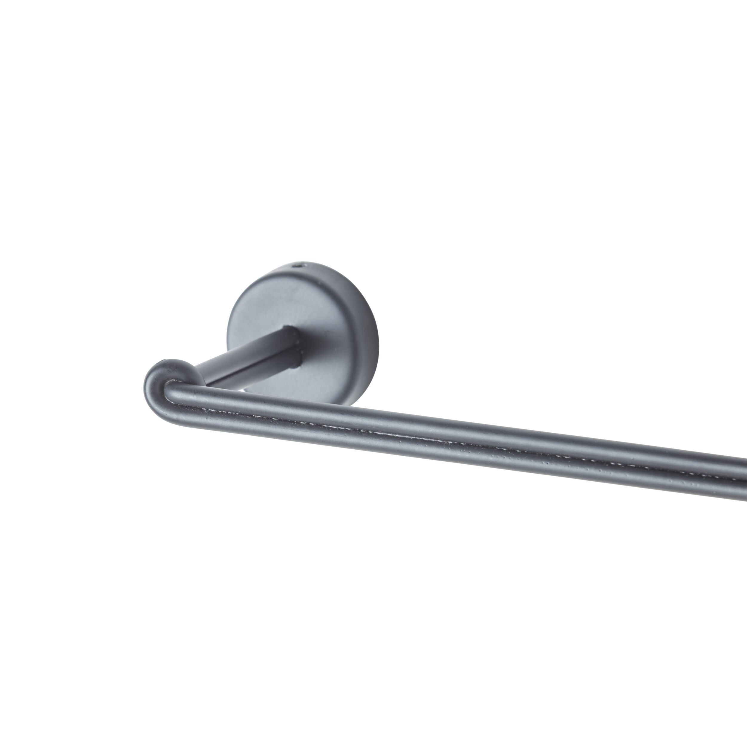 Amery Single Towel Rail 500mm Matte Black